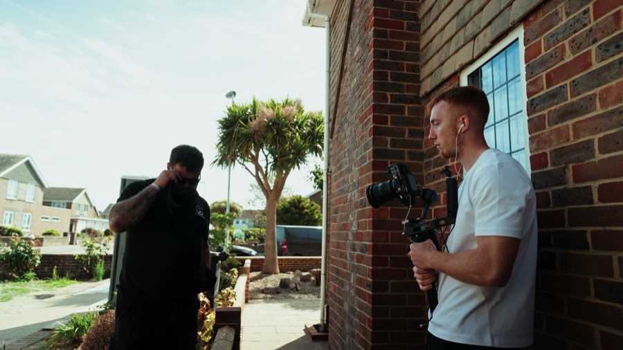 Filming on an ACG job